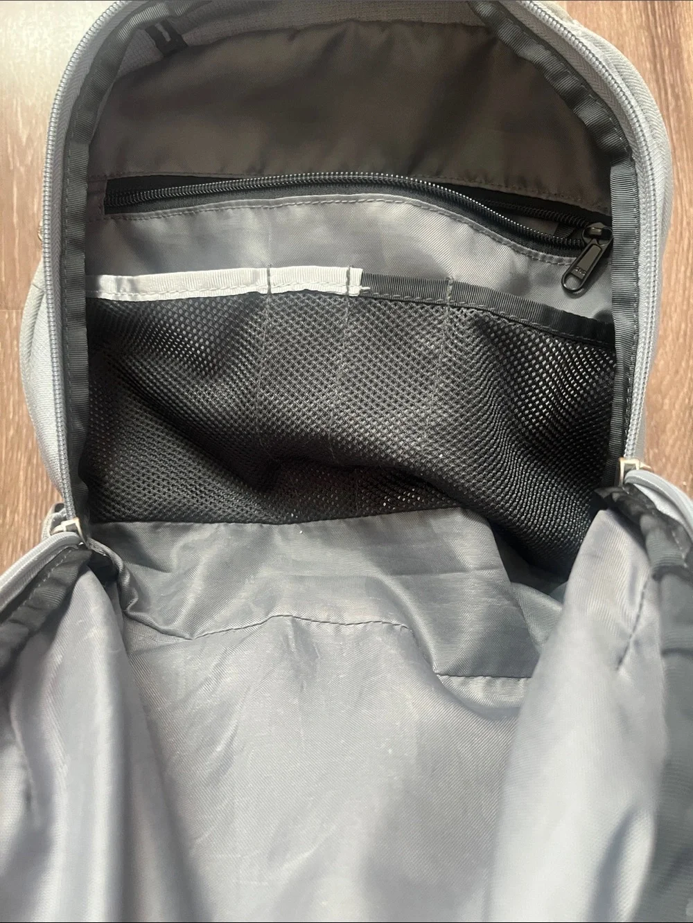 The North Face Jester Backpack - Light Gray with Black Bungee